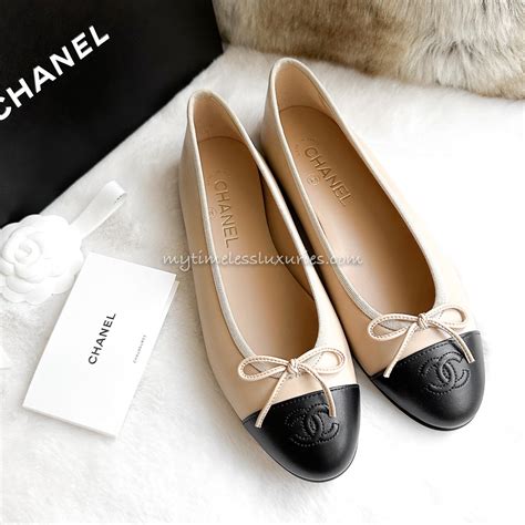 chanel ballerinas replica|Chanel ballet flats.